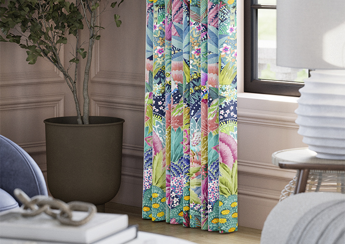 Kolkata Velvet, Rainbow - Made to Measure Curtain - Image 5